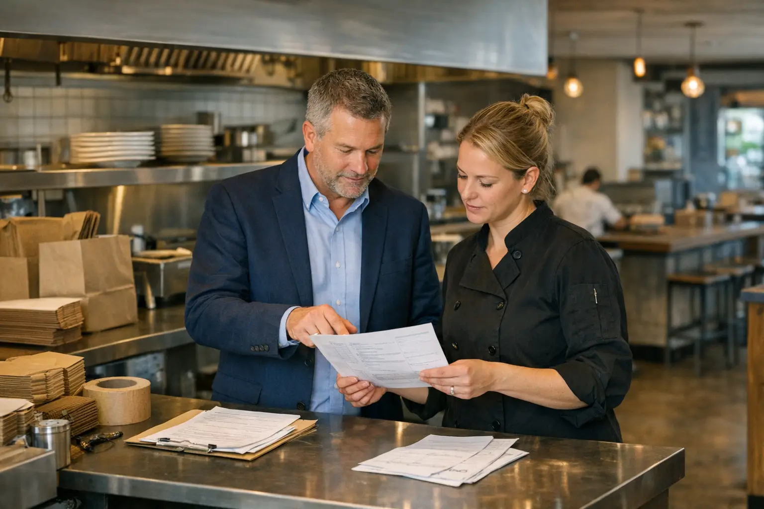 examples of good customer service in a restaurant