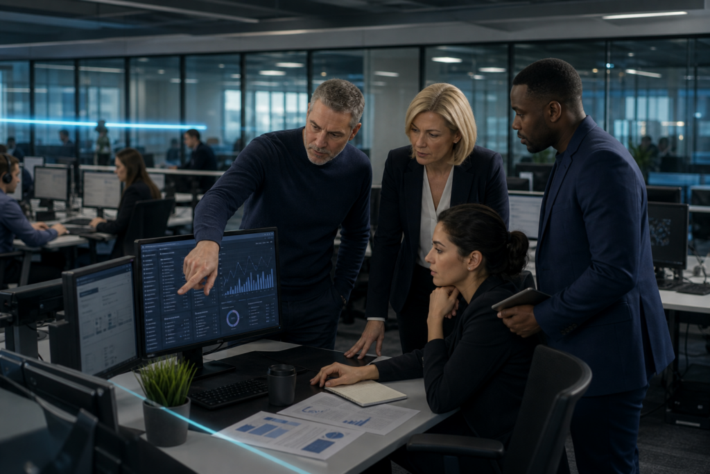 Enterprise operations team reviewing customer support outsourcing companies: what to look for before you choose in an Inktel customer experience environment
