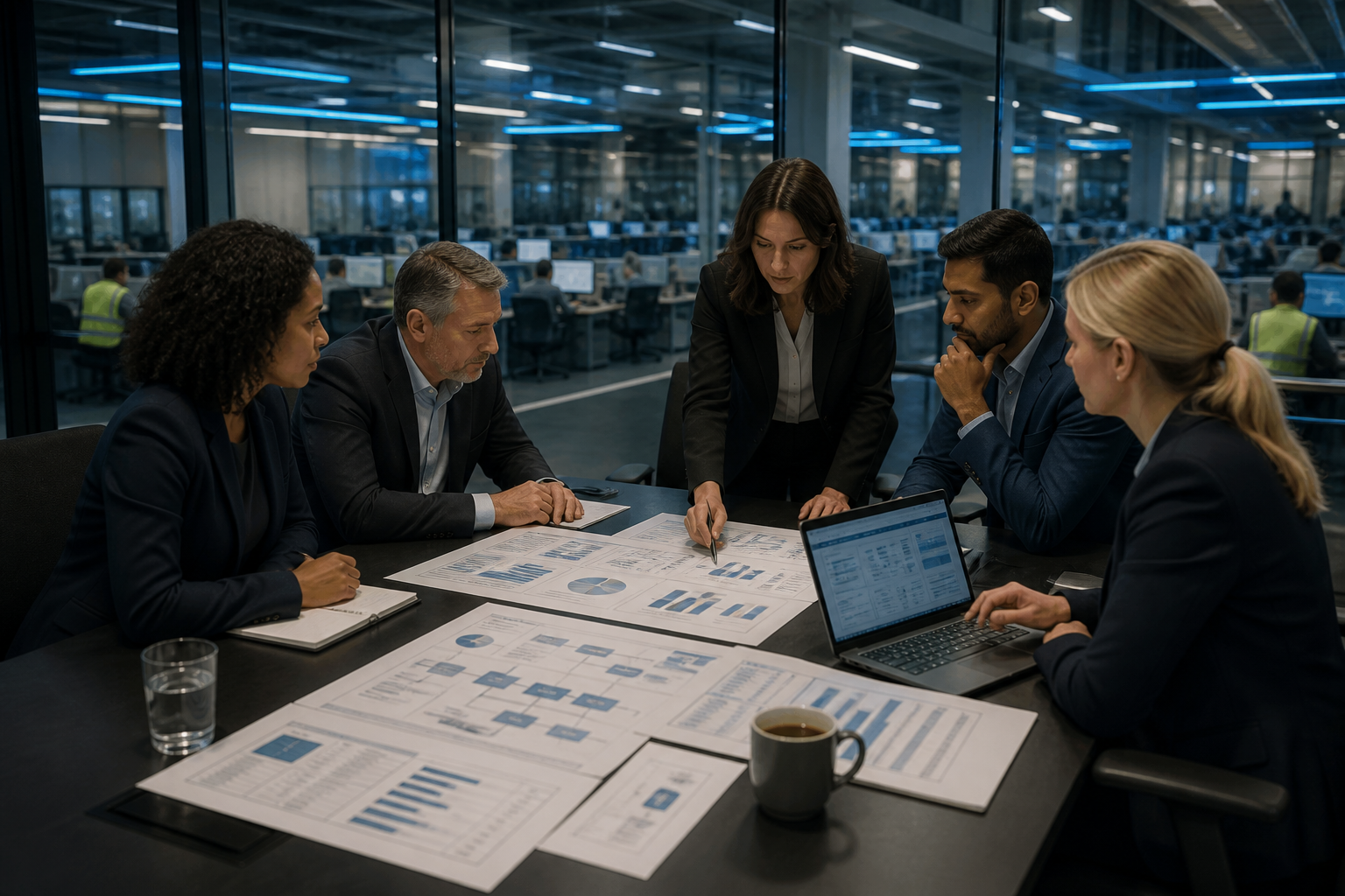 Enterprise operations team reviewing bpo pricing: what impacts outsourcing cost and roi in an Inktel customer experience environment